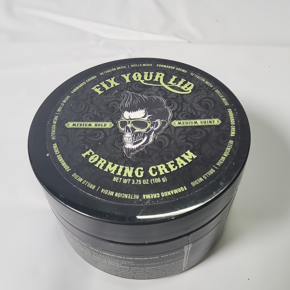 Fix Your Lid Hair Forming Cream Medium Hold Medium Shine 3.75 oz